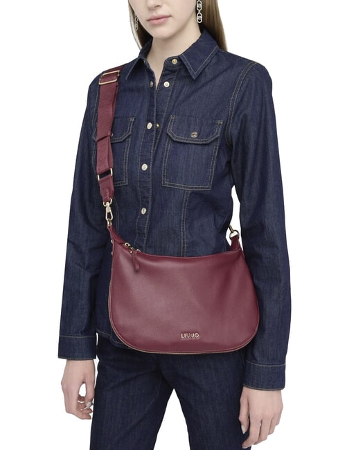 KALISKA Hobo-Tasche mit Schultergurt Rotwein - Damentaschen