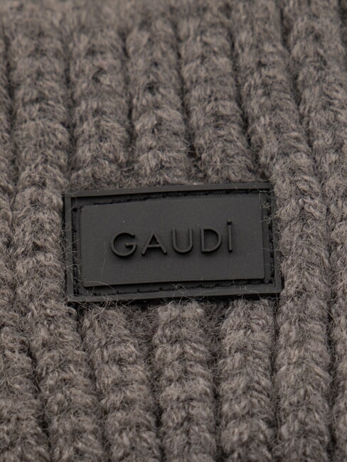 EVAN Beanie-M&uuml;tze mit Umschlag DUNKELGRAU - M&uuml;tzen/H&uuml;te