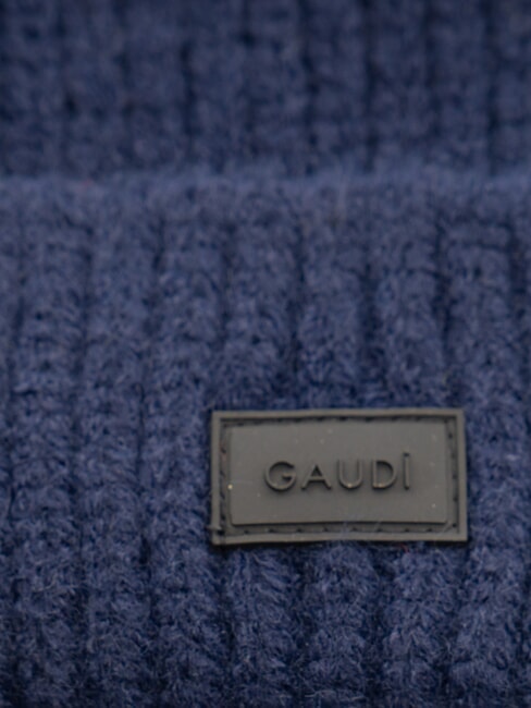 EVAN Beanie-M&uuml;tze mit Umschlag Blau - M&uuml;tzen/H&uuml;te