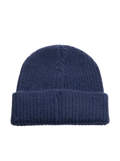 EVAN Beanie-M&uuml;tze mit Umschlag Blau - M&uuml;tzen/H&uuml;te