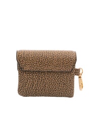 BORBONESE BRUNCH M&uuml;nzb&ouml;rse mit Karabiner natur op / schwarz - Brieftaschen Damen - 2