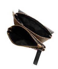 BORBONESE BRUNCH M&uuml;nzb&ouml;rse mit Karabiner natur op / schwarz - Brieftaschen Damen - 3