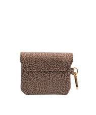 BORBONESE FLEXOS SOFT M&uuml;nzb&ouml;rse mit Karabiner natur op / schwarz - Brieftaschen Damen - 2