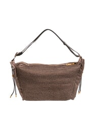 BORBONESE PLISSE Mittelgro&szlig;e Umh&auml;ngetasche op / natu - Damentaschen - 4