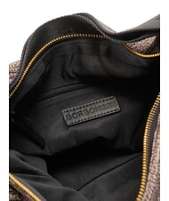 BORBONESE PLISSE Mittelgro&szlig;e Umh&auml;ngetasche op / natu - Damentaschen - 5