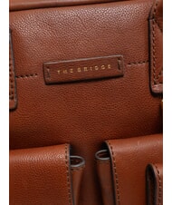 THE BRIDGE SERRISTORI 13" Laptop-Aktentasche aus Leder BRAUN - Arbeitstaschen - 4