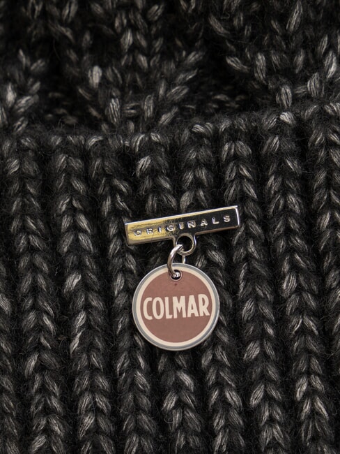 RENABLE Geflochtene M&uuml;tze mit Umschlag Schwarz - M&uuml;tzen/H&uuml;te