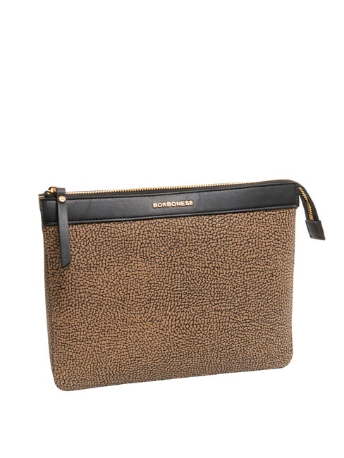 BRUNCH Flache Clutch natur op / schwarz - Damentaschen