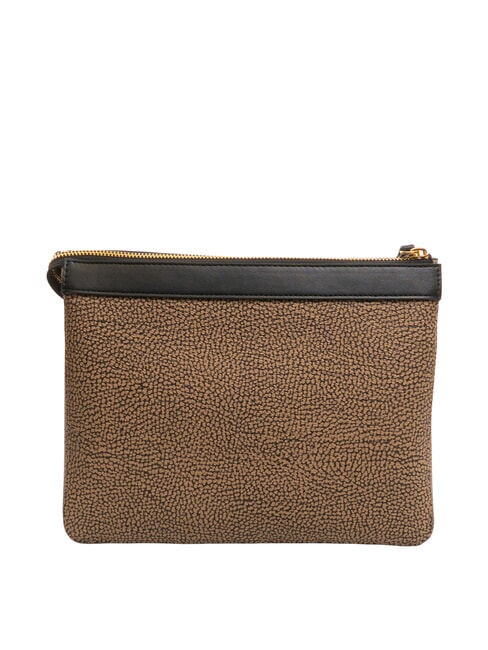 BRUNCH Flache Clutch natur op / schwarz - Damentaschen