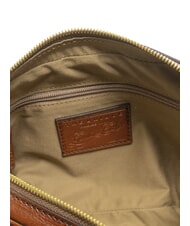 THE BRIDGE VESPUCCI Clutch aus Leder mit Handgelenksriemen BRAUN - Damentaschen - 5