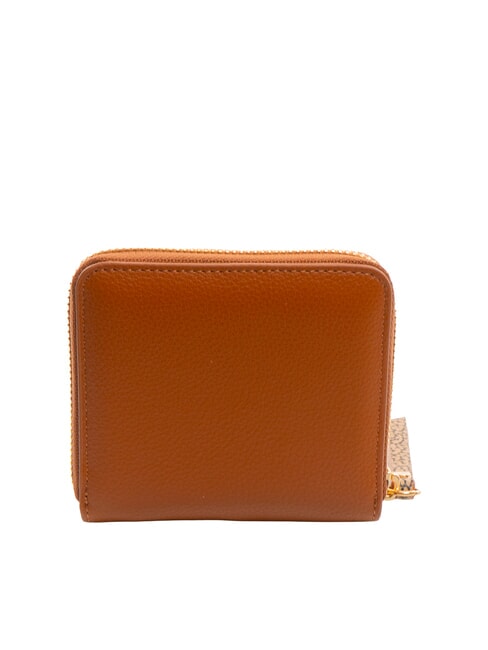 BIRDIE Kleine Lederbrieftasche mit Rundum-Rei&szlig;verschluss braun - Brieftaschen Damen