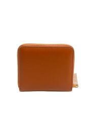 BORBONESE BIRDIE Kleine Lederbrieftasche mit Rundum-Rei&szlig;verschluss braun - Brieftaschen Damen - 3