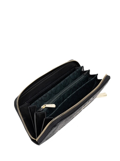 PLANETARIUM Gro&szlig;es Portemonnaie mit Rundum-Rei&szlig;verschluss monochrom hellgrau/schwarz - Brieftaschen Damen