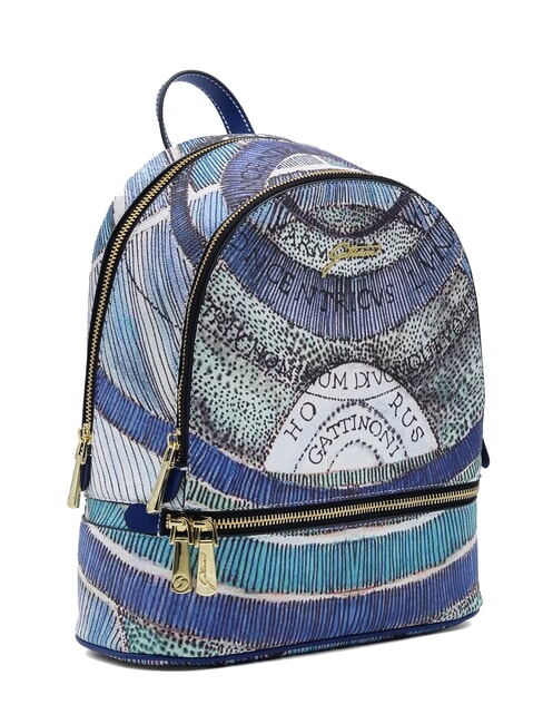 PLANETARIUM Mittelgro&szlig;er Rucksack Aquamarin/Marineblau - Damentaschen