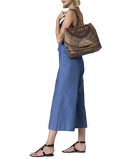 GATTINONI PLANETARIUM Mittelgro&szlig;e Einkaufstasche einfarbig hellbraun - Damentaschen - 5