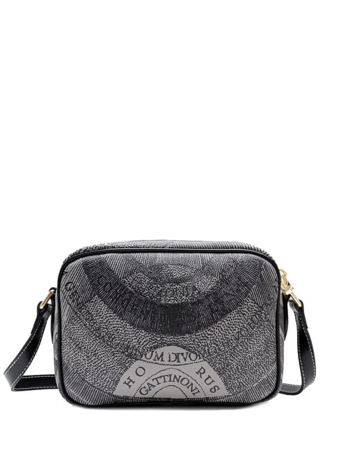 PLANETARIUM Umh&auml;ngetasche mit Tasche einfarbig schwarz/schwarz - Damentaschen