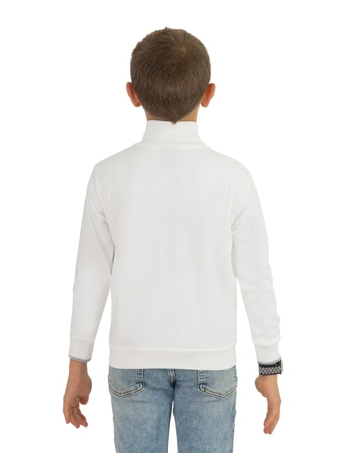 CONNECTIVE KIDS Sweatshirt mit durchgehendem Rei&szlig;verschluss Wei&szlig; - Sweatshirts Kinder