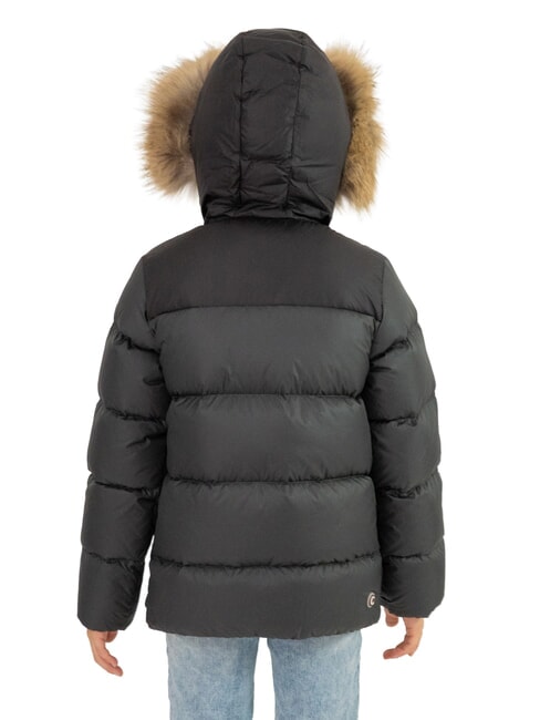 E-CONCRETE KIDS Daunenjacke mit Kapuze vulkanschwarz - Kinder Jacken