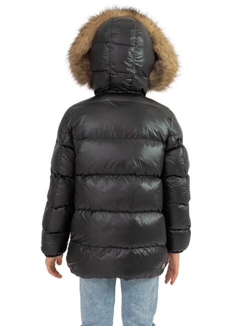 BLAZE KIDS Daunenjacke mit Kapuze Schwarz - Kinder Jacken