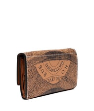 GATTINONI PLANETARIUM Mittelgro&szlig;e Geldb&ouml;rse mit Klappe einfarbig hellbraun - Brieftaschen Damen - 3