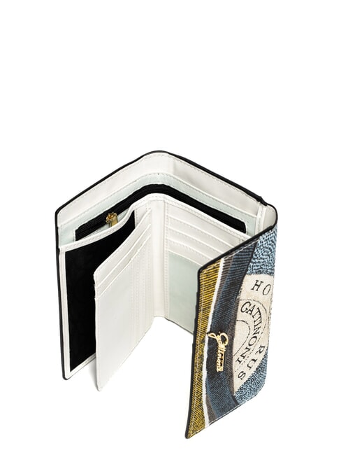 PLANETARIUM Mittelgro&szlig;e Geldb&ouml;rse mit Klappe Mond/Wei&szlig; - Brieftaschen Damen