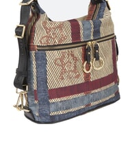 GATTINONI PLANETARIUM Rucksack/Umh&auml;ngetasche kariert/schwarz - Damentaschen - 3