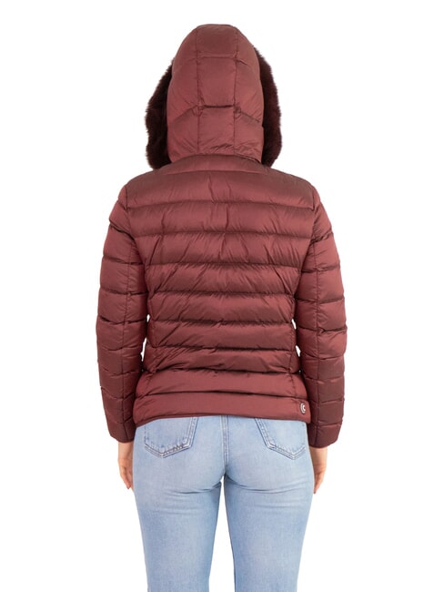 DELUXE Daunenjacke mit Fellkapuze dunkelbr&uuml;nett-dunkel - Daunenjacken f&uuml;r Damen