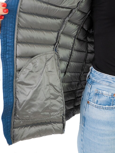 DELUXE Taillierte Daunenjacke mit Kapuze darkoxford - Daunenjacken f&uuml;r Damen