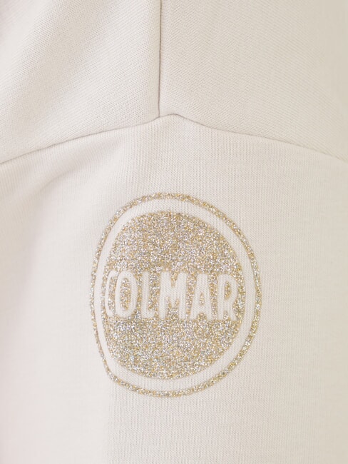 CONNECTIVE Sweatshirt mit Cut-out auf der R&uuml;ckseite und Glitzerdetails Porzellan - Sweatshirts Damen