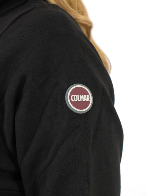 CONNECTIVE Sweatshirt mit hohem Kragen und durchgehendem Rei&szlig;verschluss Schwarz - Sweatshirts Damen