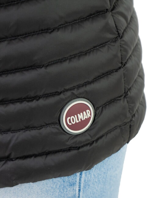 PUNKY Lange, leichte, &auml;rmellose Weste Schwarz - Damenweste