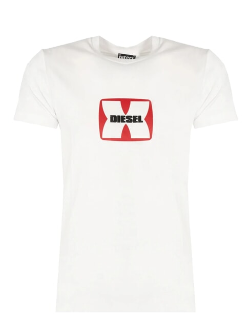 T-DIEGOR Baumwoll-T-Shirt Wei&szlig; - Herren-T-Shirts