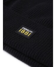 CERRUTI BEANIE Gerippte M&uuml;tze aus Wollmischung Schwarz - M&uuml;tzen/H&uuml;te - 3