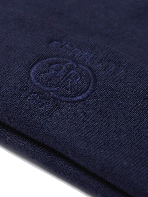 BEANIE Cap mit gesticktem Logo Blau - M&uuml;tzen/H&uuml;te