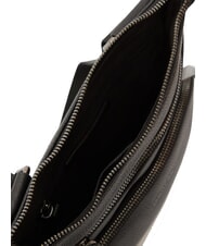 CERRUTI MADDOX Flache Ledertasche mit mehreren Taschen Schwarz - Umh&auml;ngetaschen Herren - 4