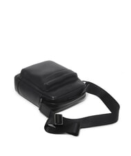 CERRUTI BRAD Ledertasche mit Tasche Schwarz - Umh&auml;ngetaschen Herren - 6