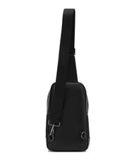 CERRUTI BRAD Tasche aus Leder und Nylon Schwarz - Umh&auml;ngetaschen Herren - 3