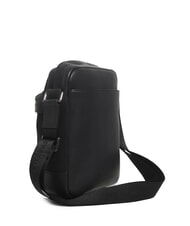 CERRUTI BRAD Tasche aus Leder und Nylon Schwarz - Umh&auml;ngetaschen Herren - 3