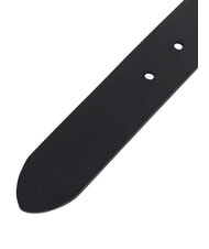 CERRUTI LOGO EMBOSSED K&uuml;rzbarer Lederg&uuml;rtel Schwarz - G&uuml;rtel - 3