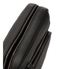 CERRUTI MADDOX Ledertasche mit mehreren Taschen Schwarz - Umh&auml;ngetaschen Herren - 4