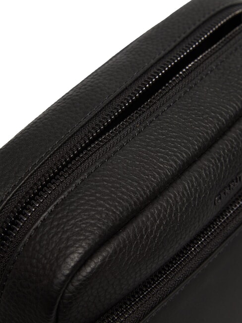 SCOTT Ledertasche Schwarz - Umh&auml;ngetaschen Herren