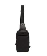 CERRUTI SCOTT Ledertasche mit Tasche Schwarz - Umh&auml;ngetaschen Herren - 4