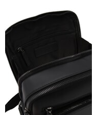 CERRUTI RORY Tasche mit mehreren Taschen aus glattem Leder Schwarz - Umh&auml;ngetaschen Herren - 5