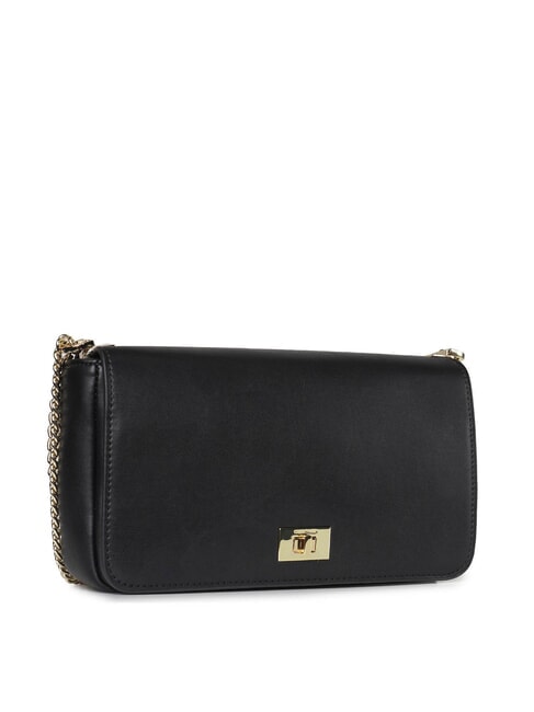 CERRUTIS Wandelbare Tasche mit Klappe Schwarz - Damentaschen