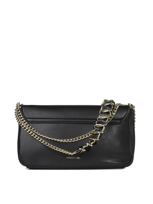 CERRUTIS Wandelbare Tasche mit Klappe Schwarz - Damentaschen