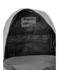 BLAUER SPLASH Rucksack mit gl&auml;nzendem Logo, 15,6-Zoll-Laptopfach Silber - PC-Rucks&auml;cke - 5