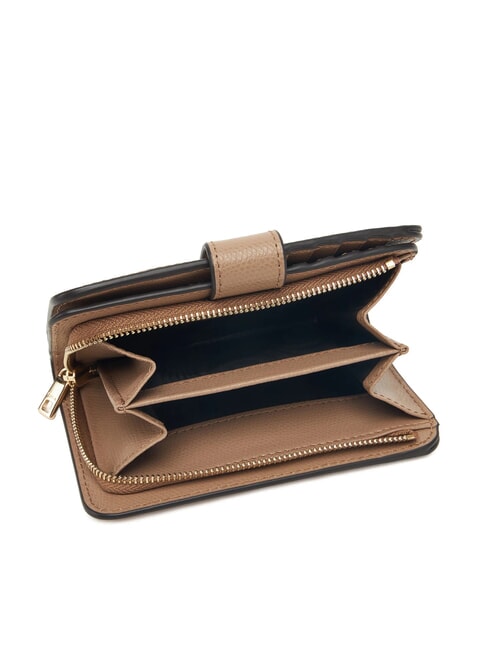 CAMELIA Geldb&ouml;rse aus Leder f&uuml;r Damen grau - Brieftaschen Damen