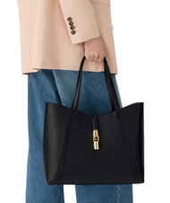 FURLA GOCCIA Umh&auml;ngetasche, Leder Schwarz - Damentaschen - 4