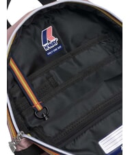 KWAY LAON Kleiner Nylonrucksack rosa Rosen - Rucks&auml;cke f&uuml;r Schule &amp; Freizeit - 4