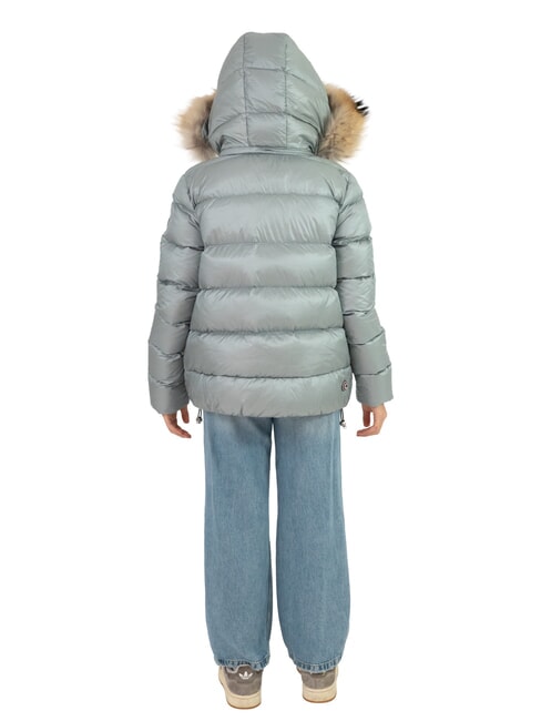 FRIENDLY Daunenjacke mit Kapuze adria-darksteel - Kinder Jacken